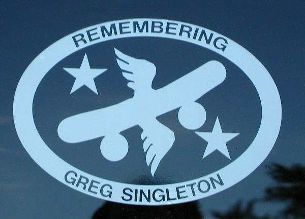 Great car window designed in memory of Greg